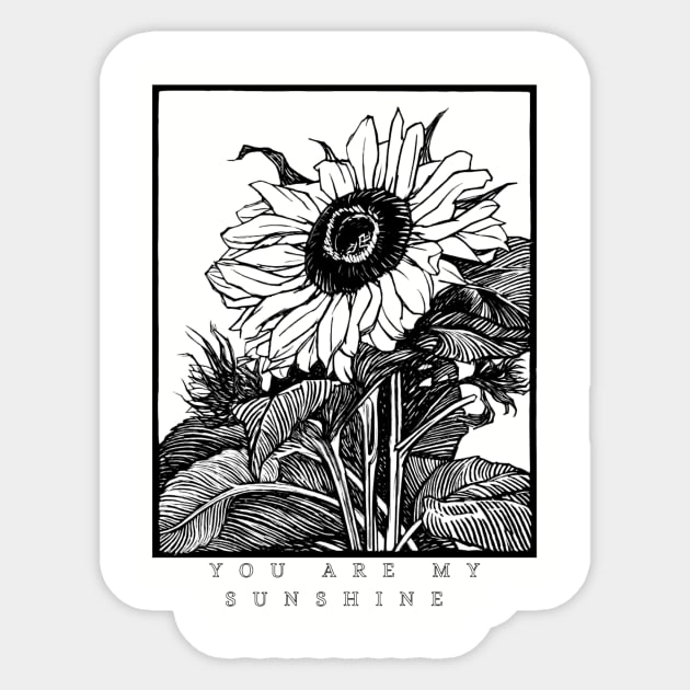 You are my sunshine Sticker by Moonlit Holler